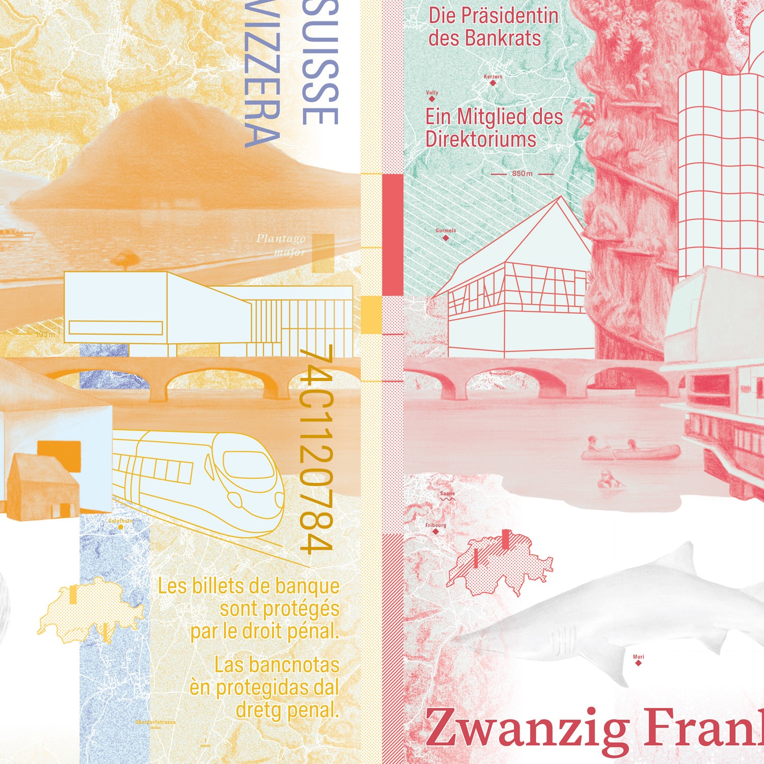 15 10 series swiss banknotes emphase
