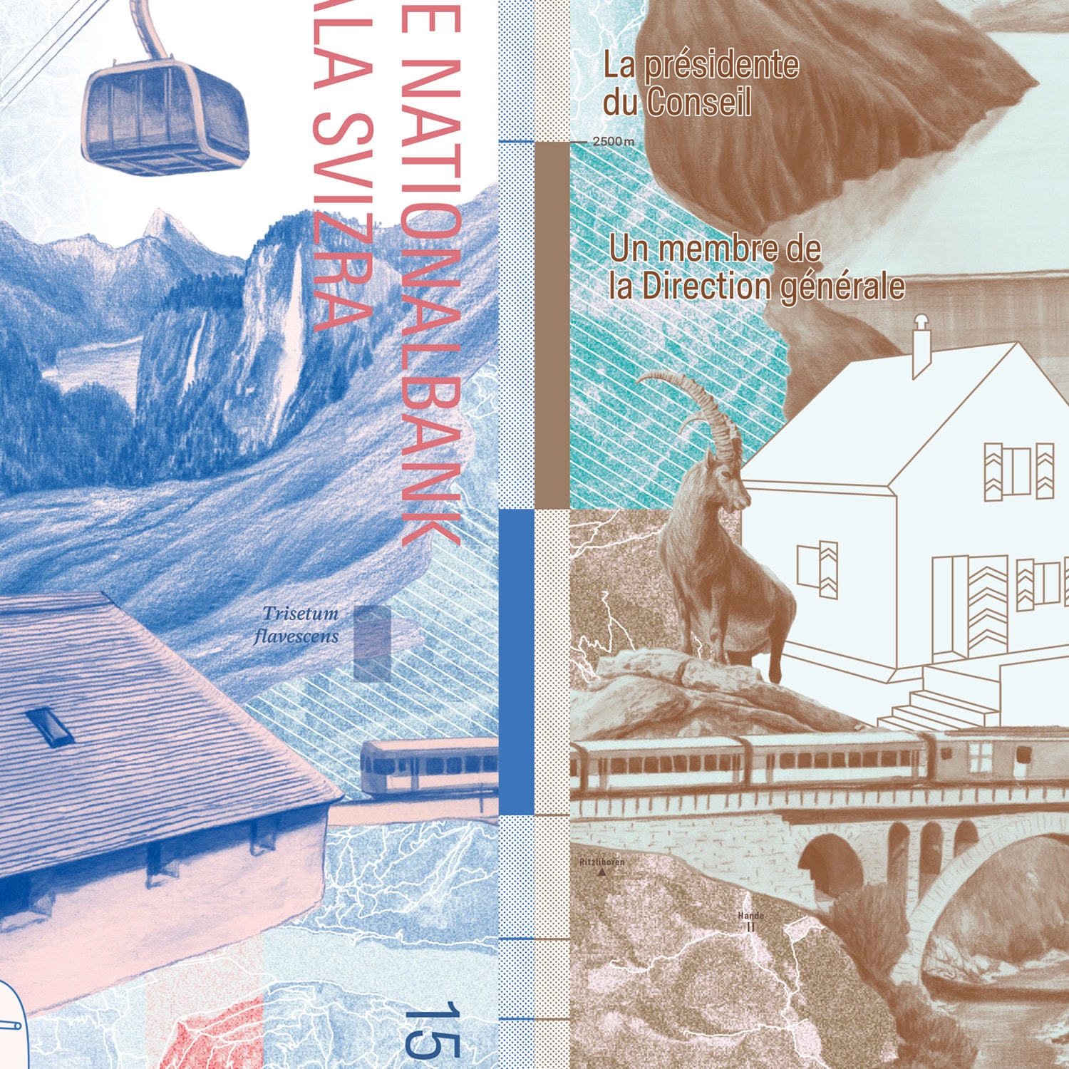 16 10 series swiss banknotes emphase